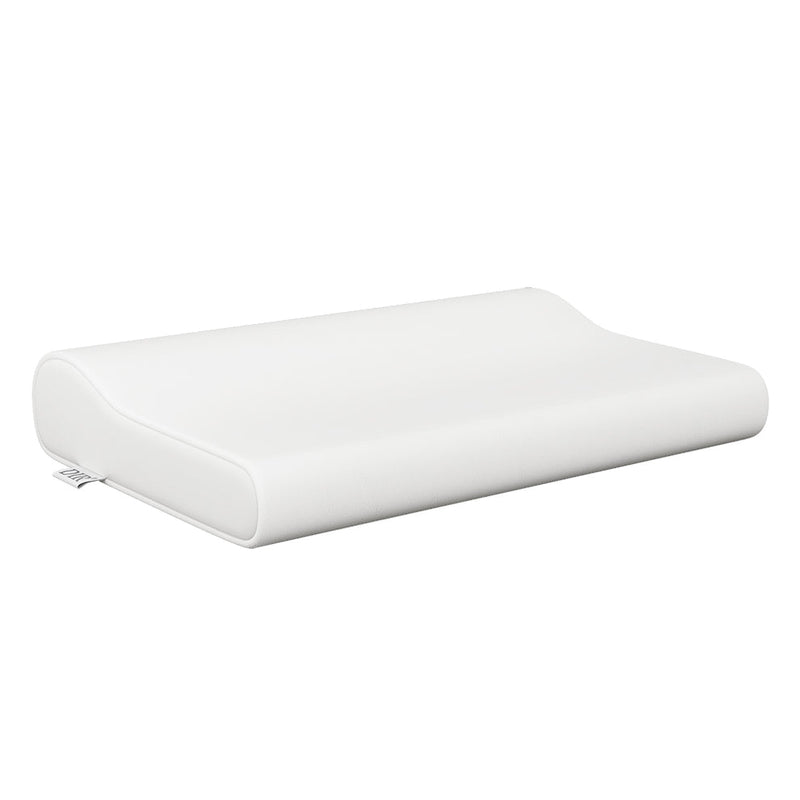 Neck Contour Bolster Pillow, 14"x10" White DIR