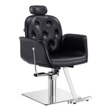 Noir Reclining Hydraulic Salon Chair Black DIR