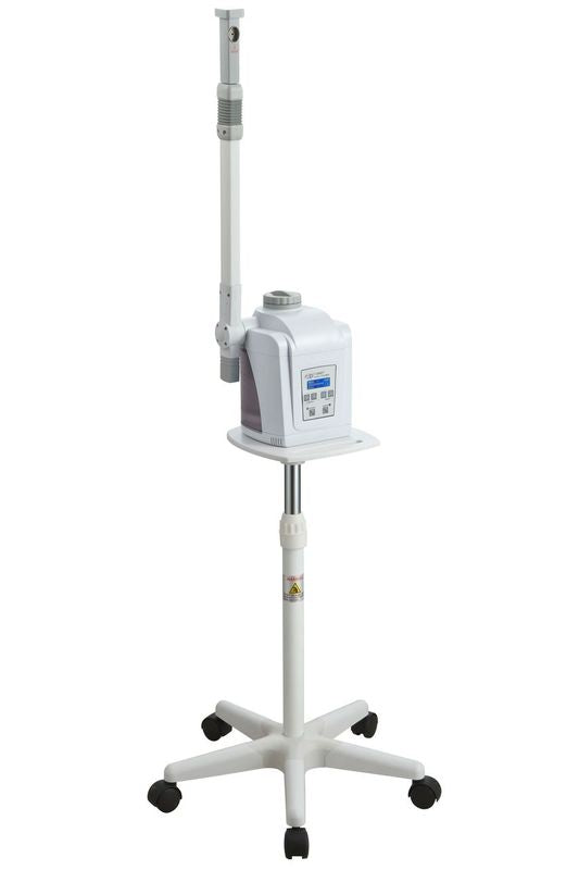Silverfox America F-300H Steamer: facial steamer on wheels with adjustable height and controls.