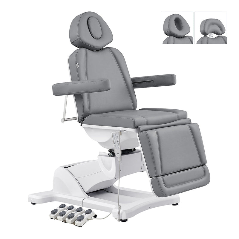 Pavo Facial Beauty Bed/Chair Full Electrical with 4 Motors Grey DIR