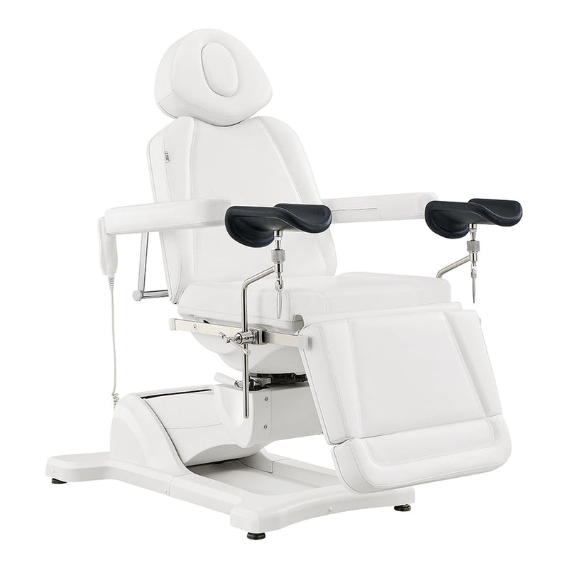 Pavo OB 4-Motors OB GYN Exam Chair with Stirrups White DIR