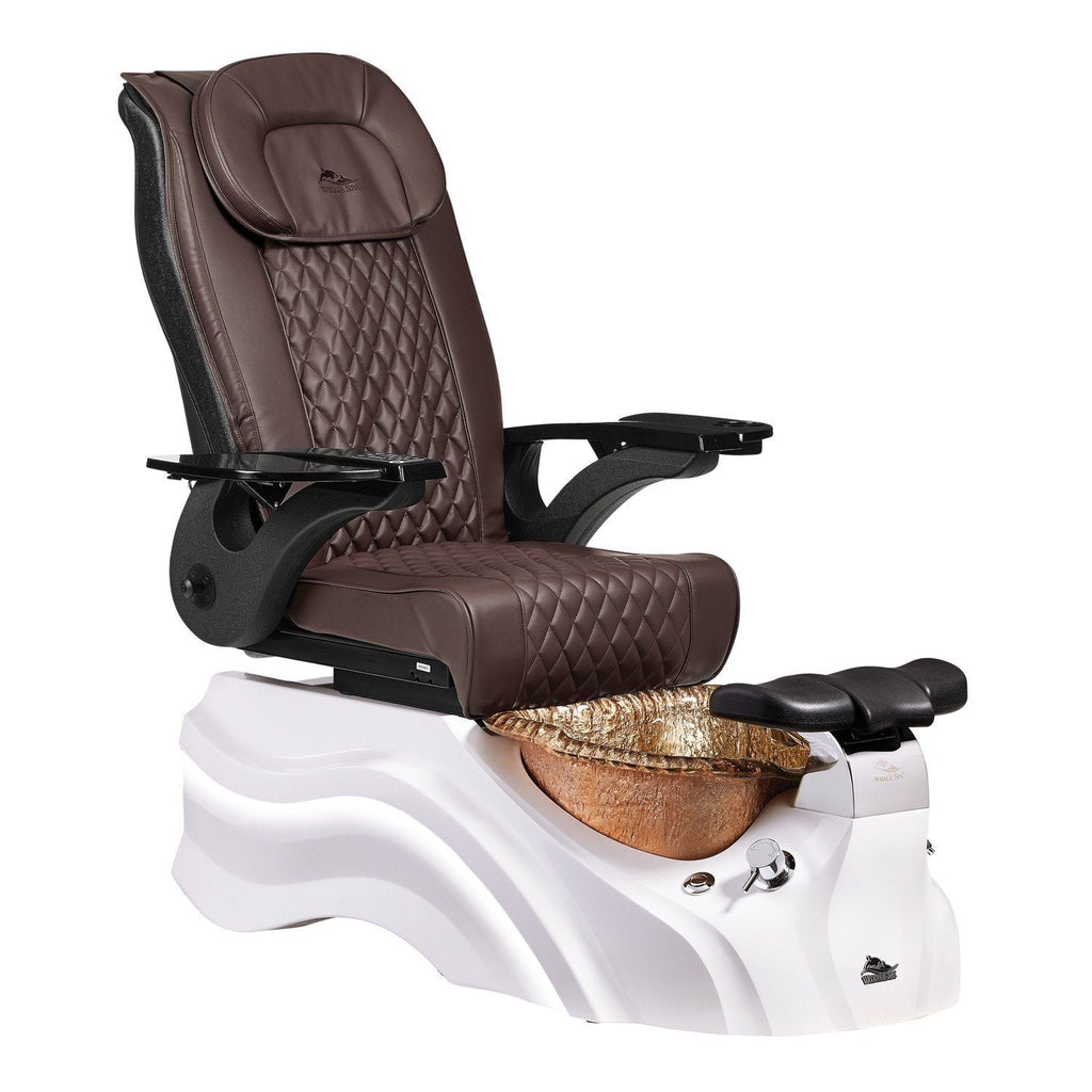 Pleroma White Base Pedicure Chair Whale Spa - Pedicure Chairs