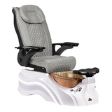 Pleroma II White Base Pedicure Chair Whale Spa