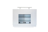 White Granite Top Reception Desk J&A USA