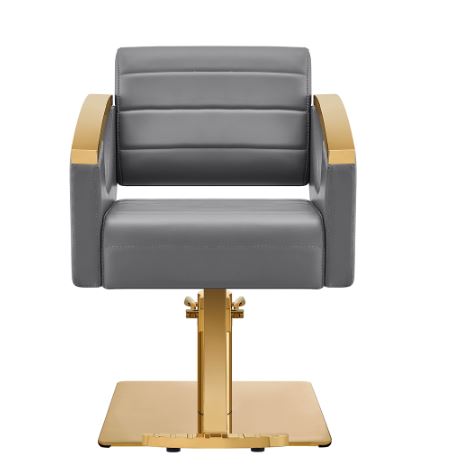Bello Gold Classic Salon Chair Gray DIR