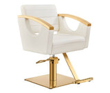 Bello Gold Classic Salon Chair White DIR