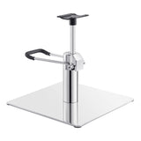 Salon Chair Hydraulic Pump and Square Base Set - Chrome DIR