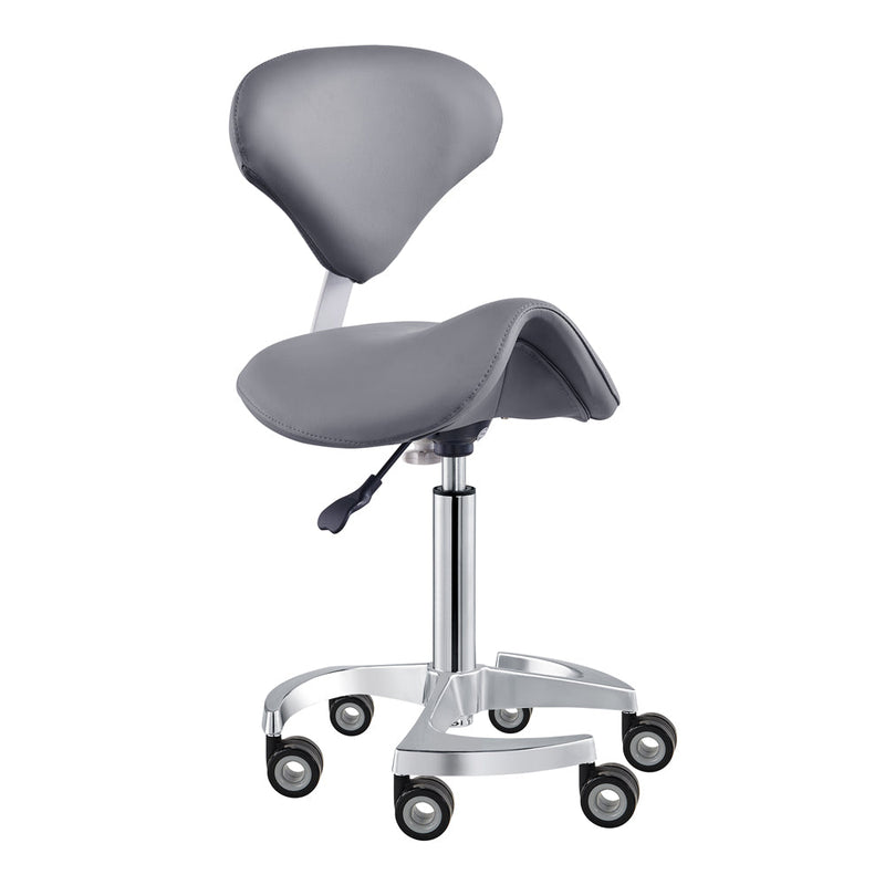 Tao Saddle Grey Stool