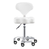 Zen Adjustable Swivel White Stool DIR