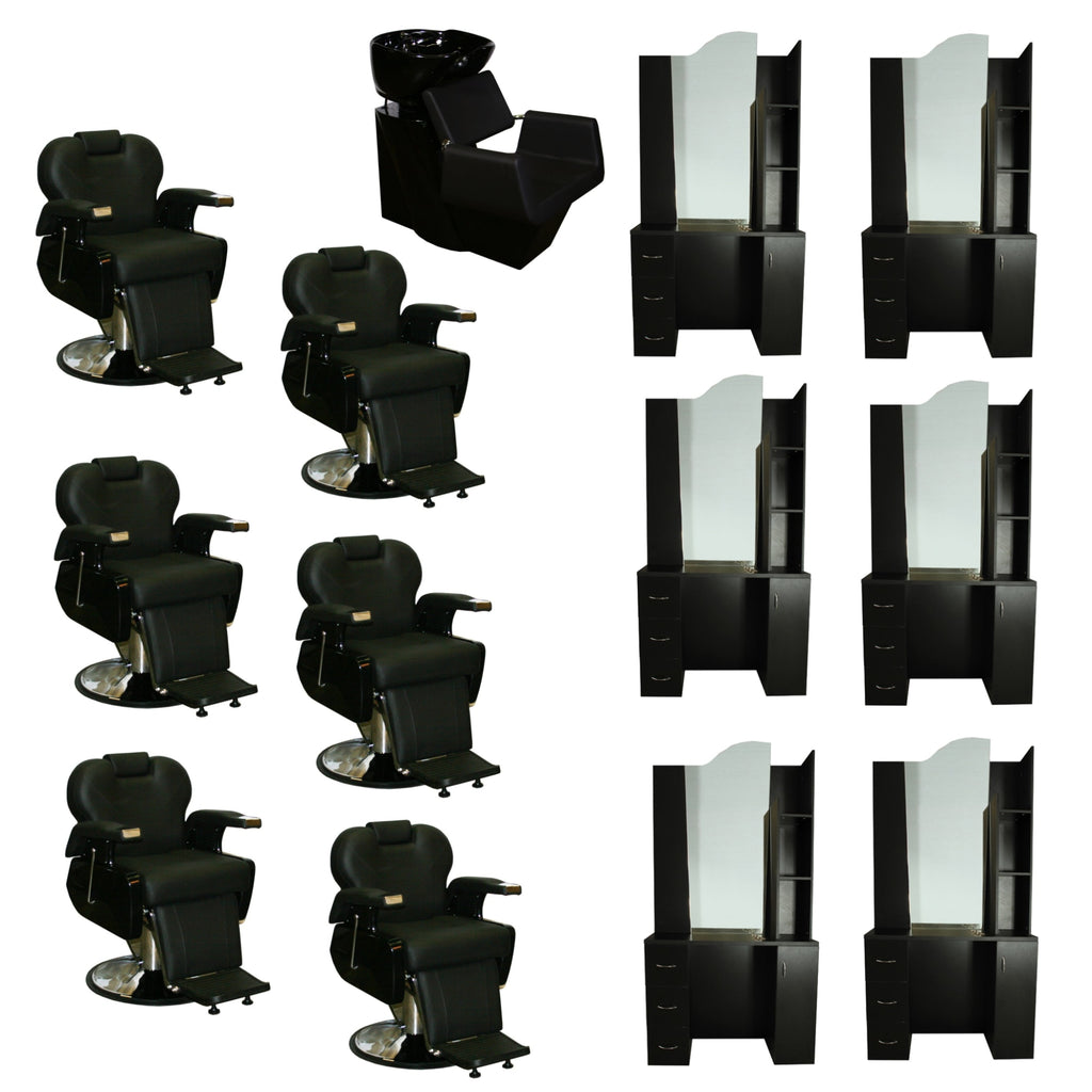 6 Operator Barber Station Package #6 - Packages