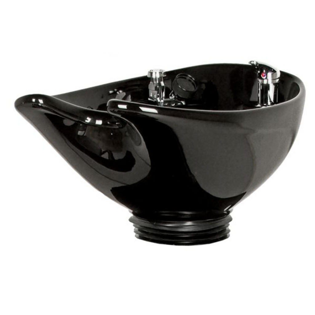 8700 Porcelain Bowl Tilting Black Jeffco - Shampoo Bowls