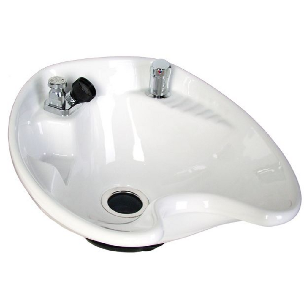 8700 Porcelain Bowl Tilting White Jeffco - Shampoo Bowls