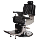 CONSTANTINE Barber Chair Patent Black Crocodile AGS Beauty