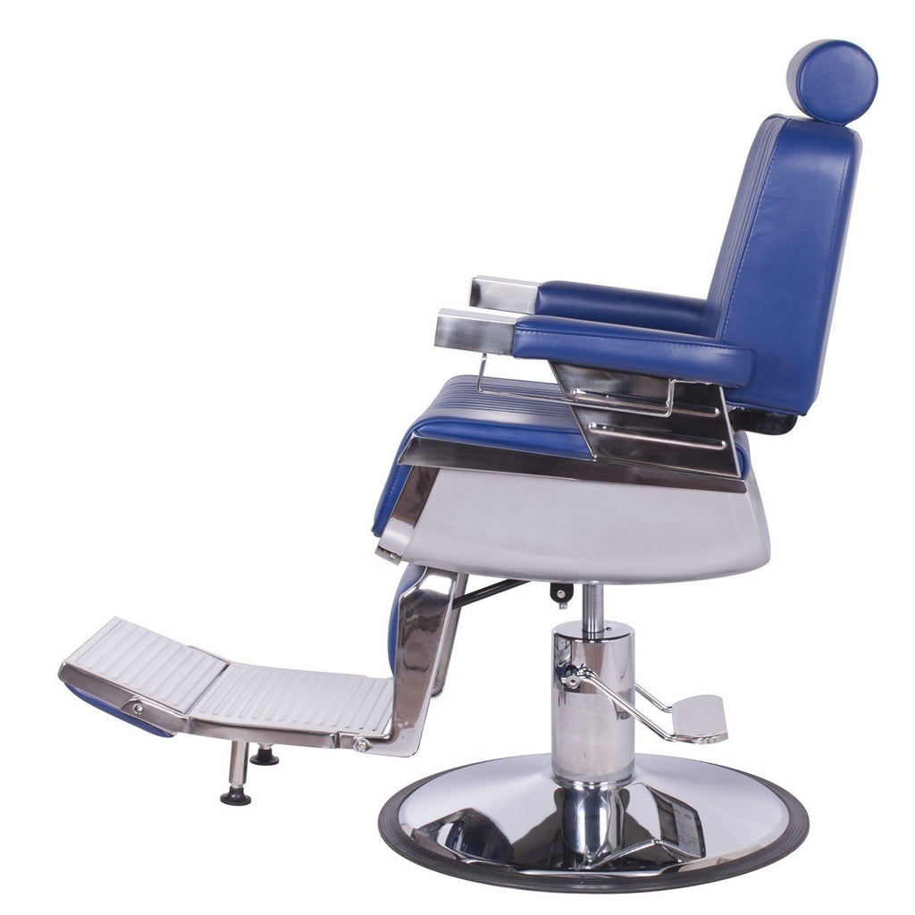 Constantine Barber Chair Royal Blue AGS Beauty - Barber Chairs