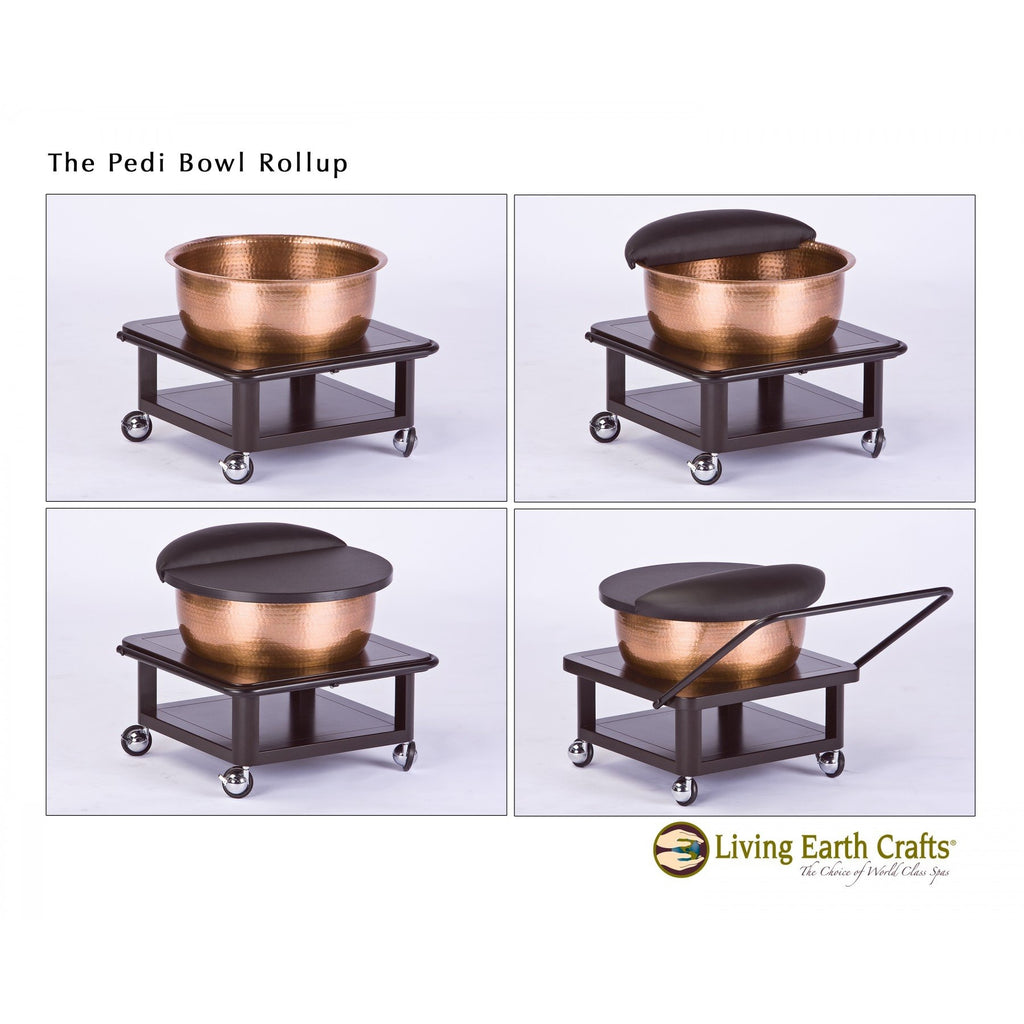 Copper Bowl Roll-up Foot Bath Living Earth Crafts - Portable Units
