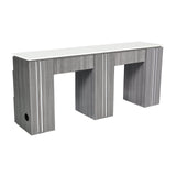 Double Manicure Table Grey Whale Spa