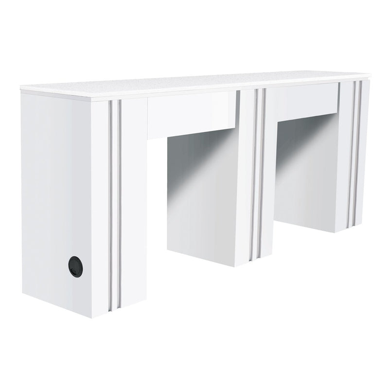 Double Manicure Table White Whale Spa - Manicure Tables