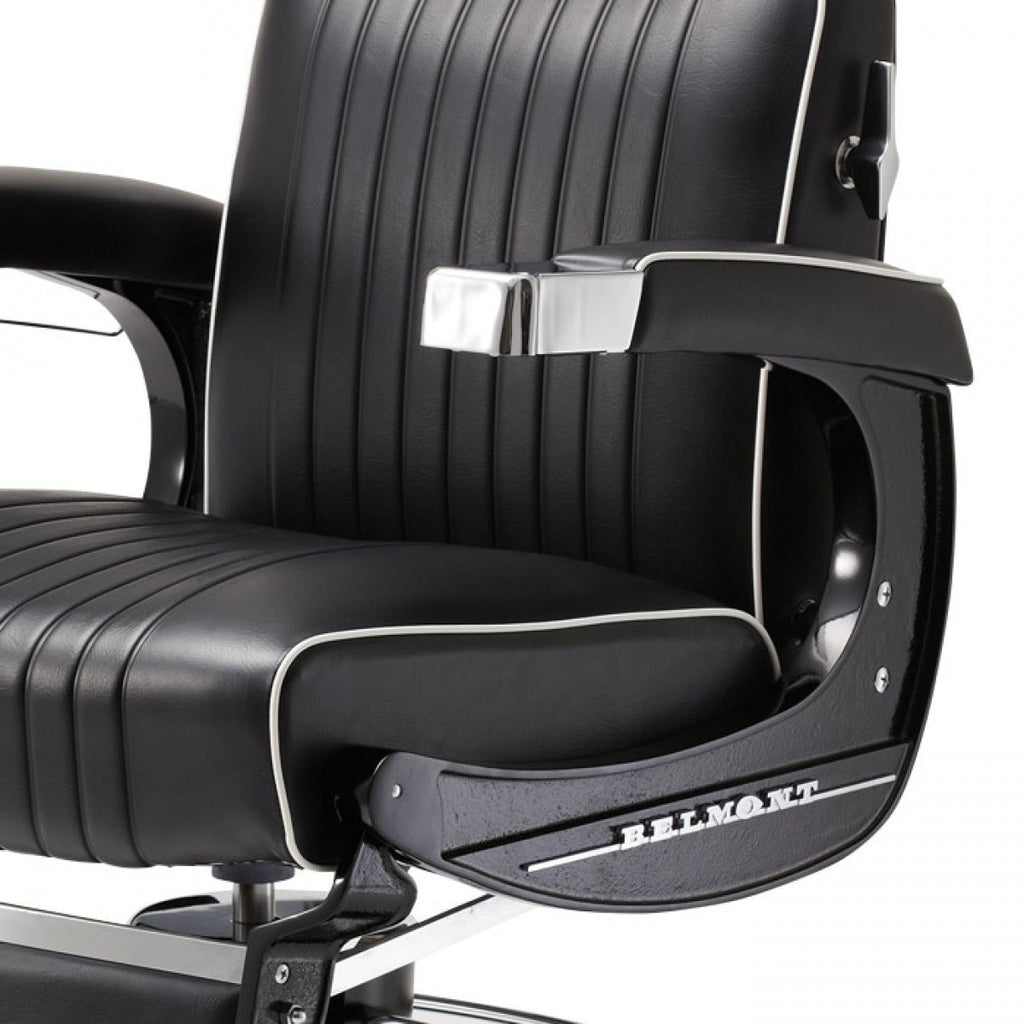 ELITE BLACK Barber Chair by TAKARA BELMONT (Made in Japan) AGS Beauty - Barber Chairs