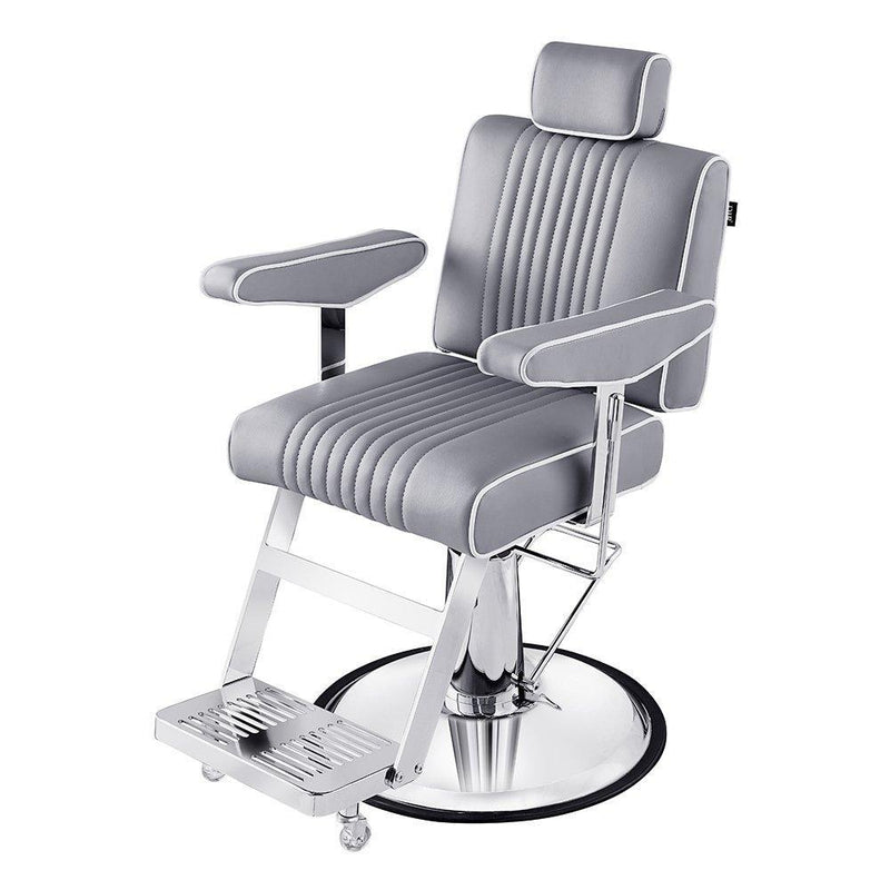 Executive Barber Chair Grey DIR - Barber Chairs