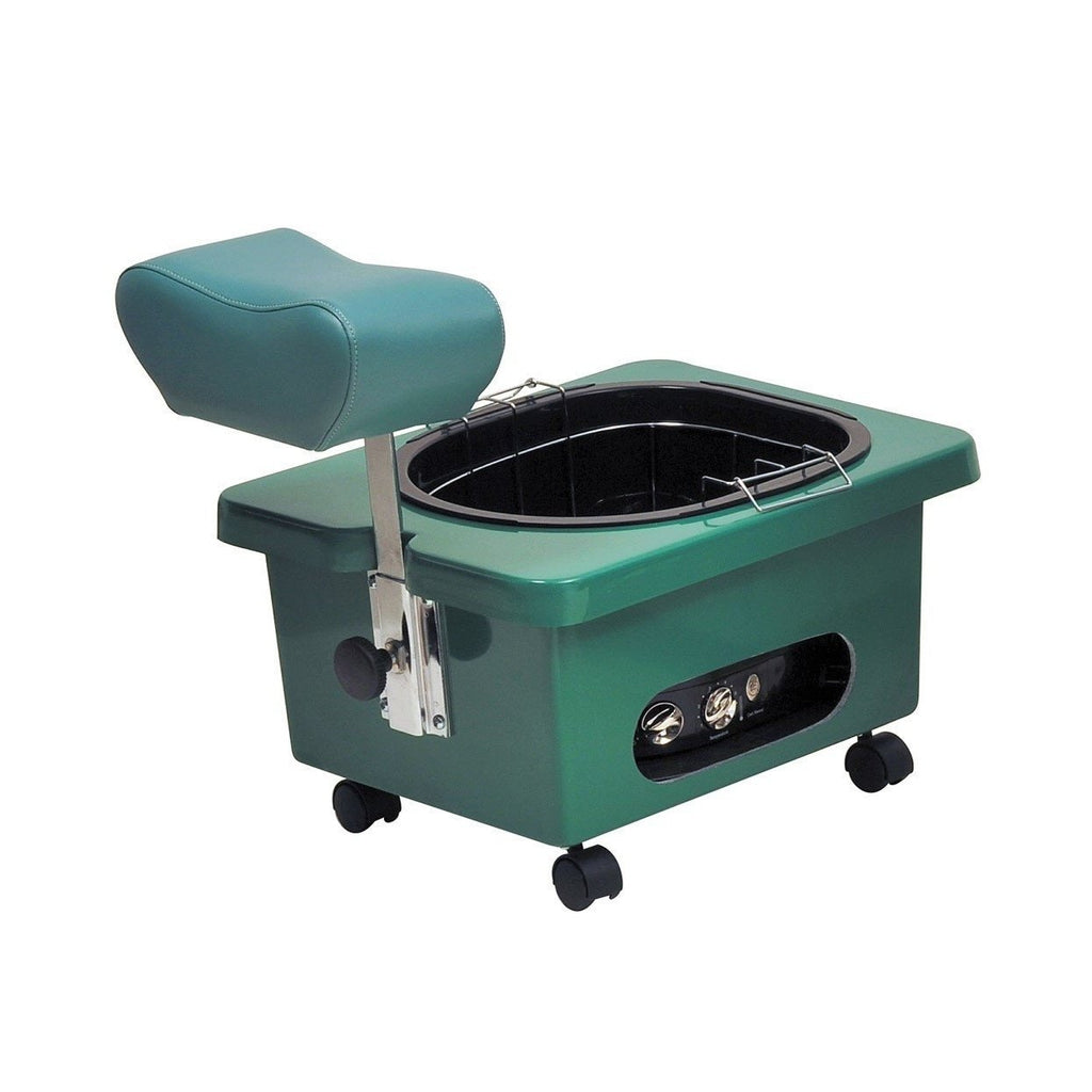 Fiberglass Portable Footsie Pedicure Spa DG105 Pibbs - Emerald Green - Portable Units