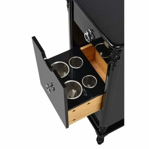 Florence Trolley Cart Small Black DIR - Trolleys