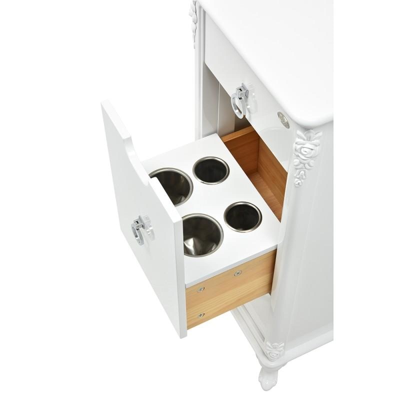 Florence Trolley Cart Small White DIR - Trolleys