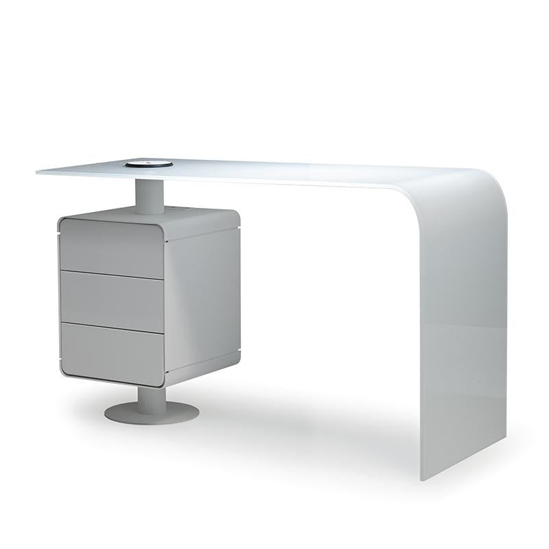 Gharieni Mano Manicure Table - White - Manicure Tables