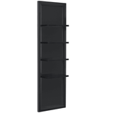 Gondola Single Retail Display Shelf Black DIR