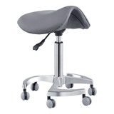 Harmony Saddle Grey Stool