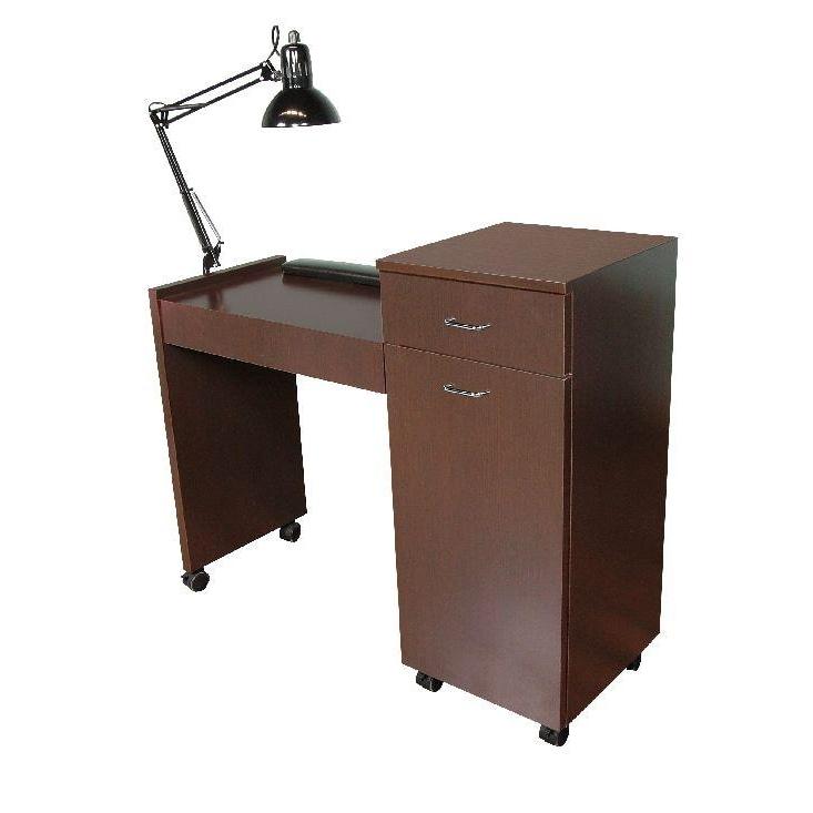 Jeffco Java Nail Table - Manicure Tables