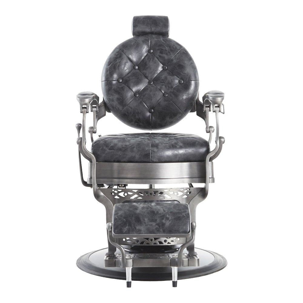 Kaiser Barber Chair Distressed Vintage Black DIR - Barber Chairs
