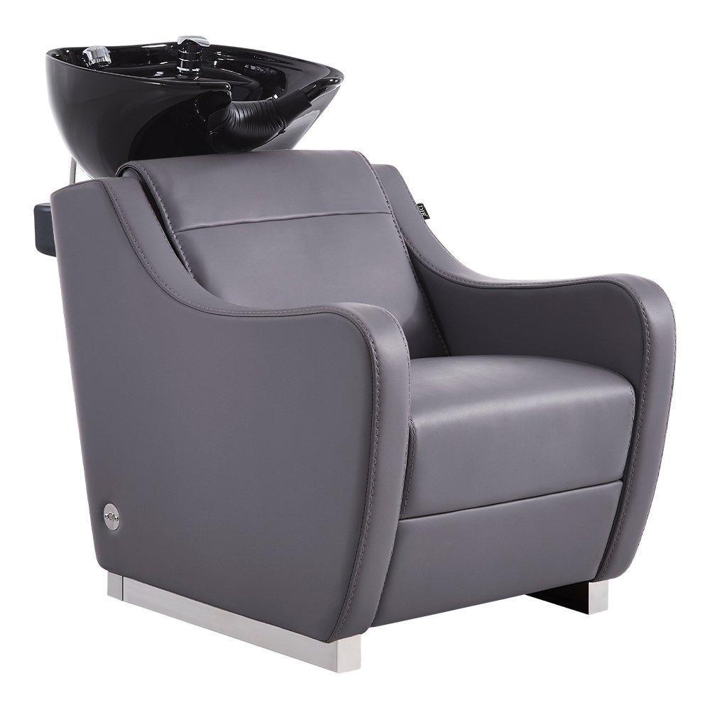 Leona Massage Shampoo Chair Grey - Shampoo Stations