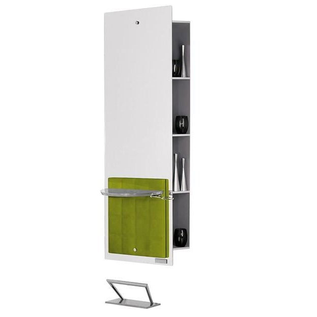 Lisboa Sky Mirror Styling Station w/ Storage Salon Ambience - Styling Stations