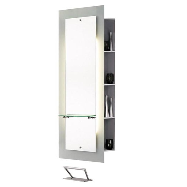 Lyon Mirror Styling Station w/ Storage Salon Ambience - Styling Stations