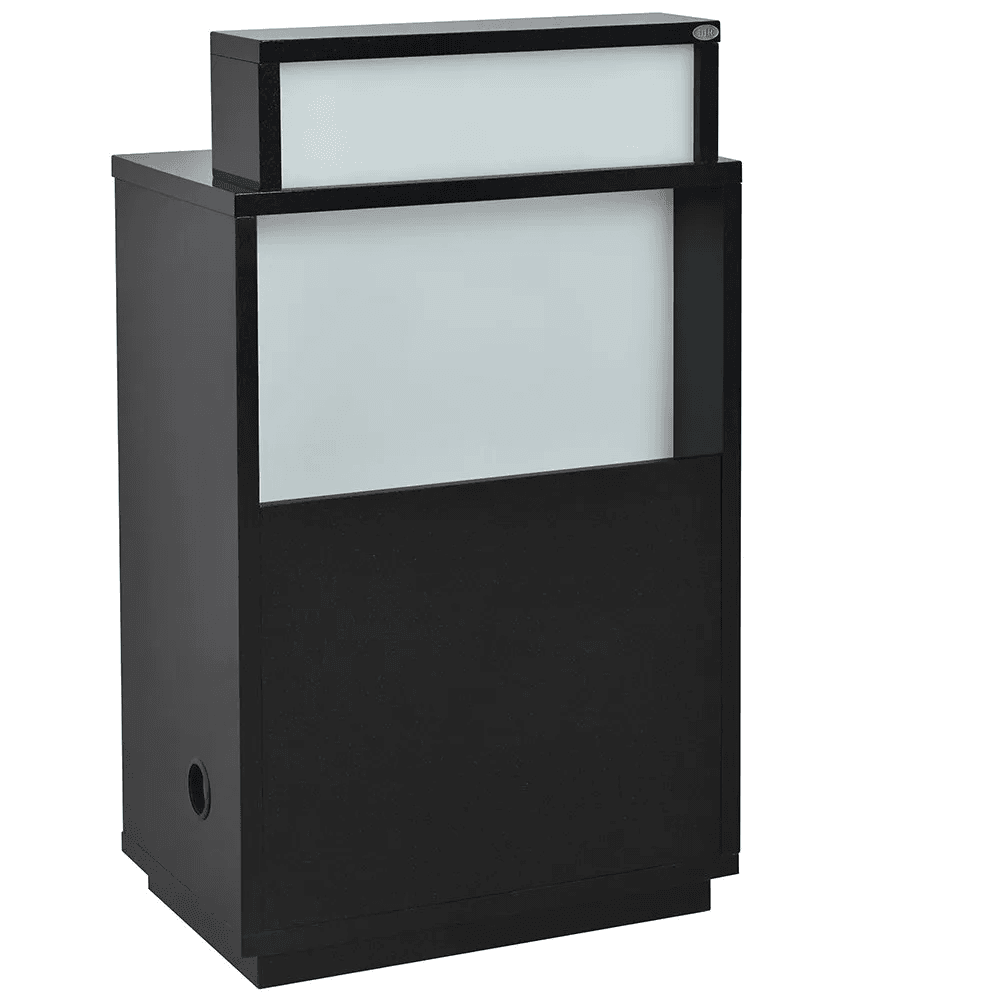 Orsacchiotto LED Lighting Reception Desk Black DIR - Reception Desks