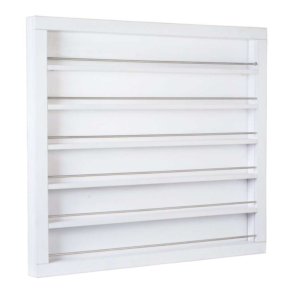 Polish Wall Rack PC03 in White Whale Spa - Retail Displays