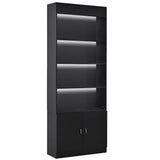Showcase Retail Display Shelf Black DIR
