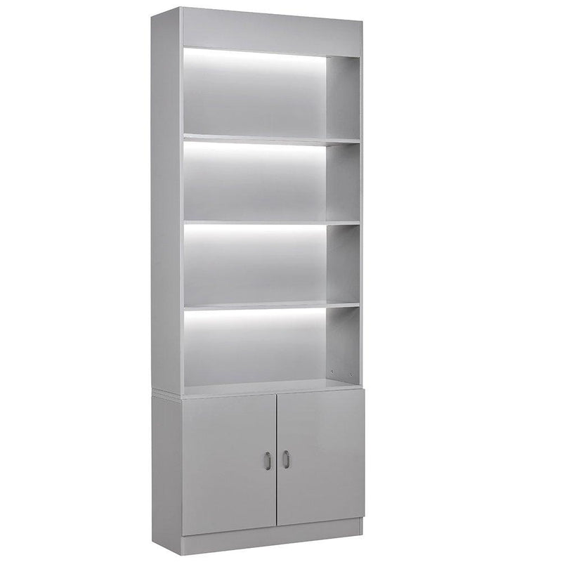Showcase Retail Display Shelf Grey DIR - Retail Displays