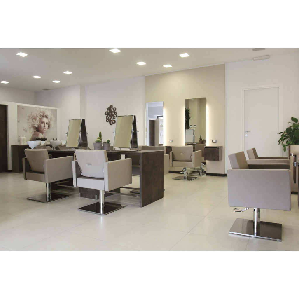 Square Styling Chair Salon Ambience - Styling Chairs