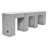 Triple Manicure Table Grey Whale Spa