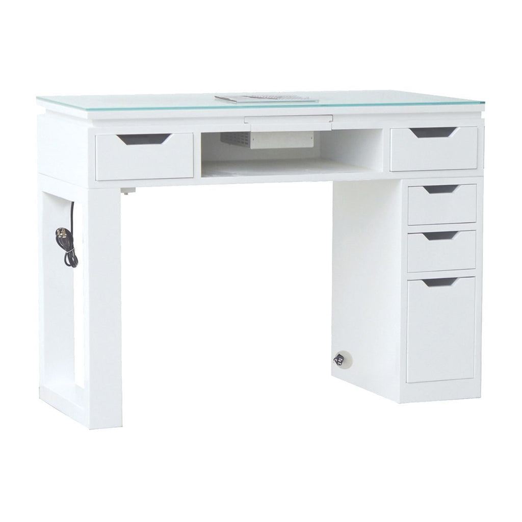 Valentino Lux Nail Table White Whale Spa - Manicure Tables