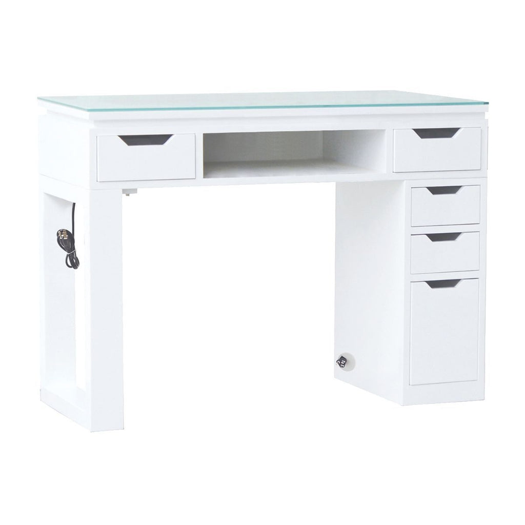 Valentino Lux Nail Table White Whale Spa - Manicure Tables