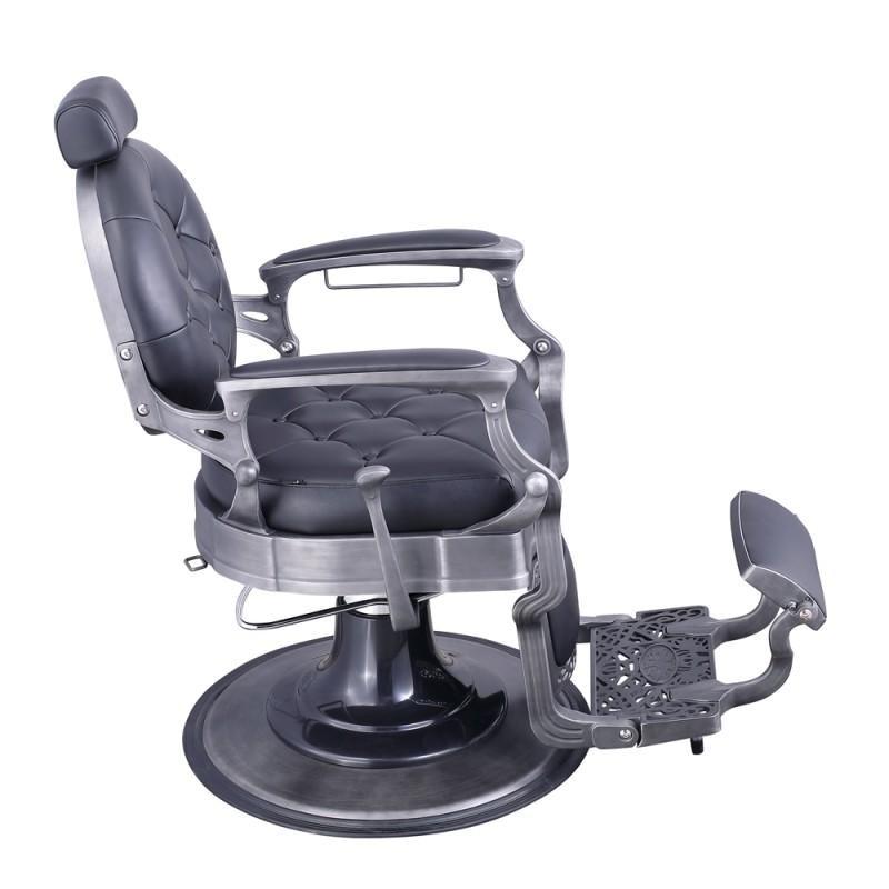 Vanquish Brushed Frame Barber Chair DIR - Barber Chairs