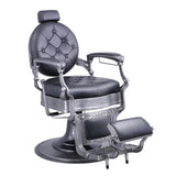 Vanquish Brushed Frame Barber Chair Black DIR