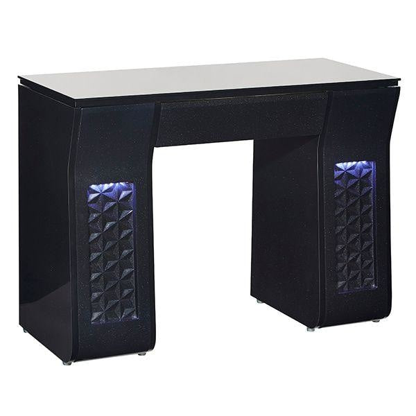 Vicki Nail Table Black Whale Spa - Manicure Tables