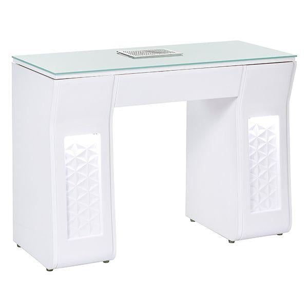 Vicki Nail Table White Whale Spa - Manicure Tables
