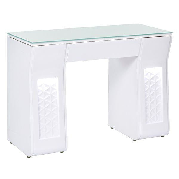 Vicki Nail Table White Whale Spa - Manicure Tables